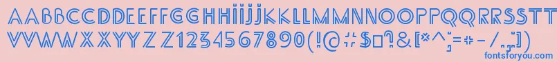 SsAdec2.0Main Font – Blue Fonts on Pink Background