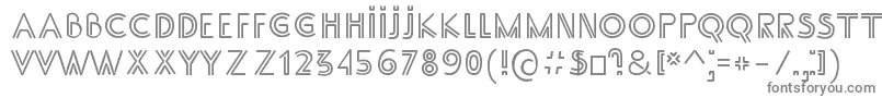 SsAdec2.0Main-fontti – harmaat kirjasimet valkoisella taustalla