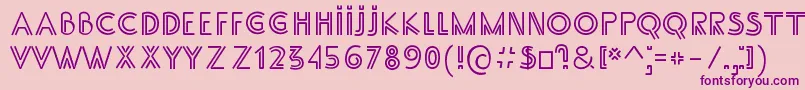 SsAdec2.0Main Font – Purple Fonts on Pink Background