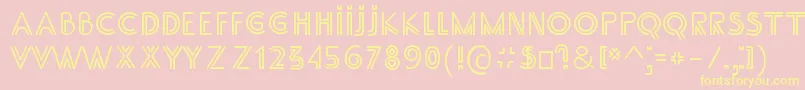 SsAdec2.0Main Font – Yellow Fonts on Pink Background