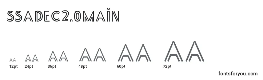 SsAdec2.0Main font sizes