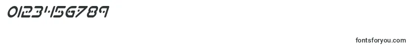 Planetxcompactcondital-Schriftart – Schriften für Zahlen und Nummern