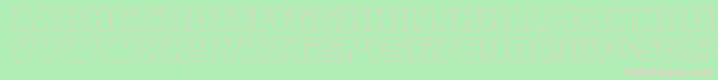 BROADD   Font – Pink Fonts on Green Background