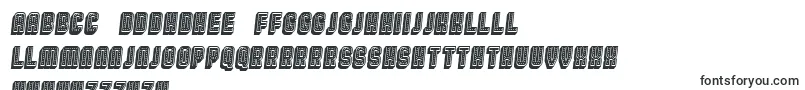 Broadway3DFilled Italic Font – Nyanja Fonts