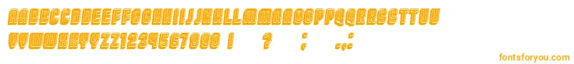 Broadway3DFilled Italic Font – Orange Fonts