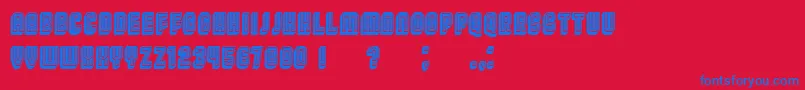 En savoir plus sur la police Broadway3DFilled Police Broadway3DFilled – polices bleues sur fond rouge