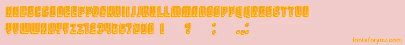 En savoir plus sur la police Broadway3DFilled Police Broadway3DFilled – polices orange sur fond rose
