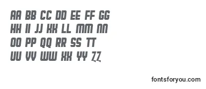 Обзор шрифта BroadwayFlat Italic