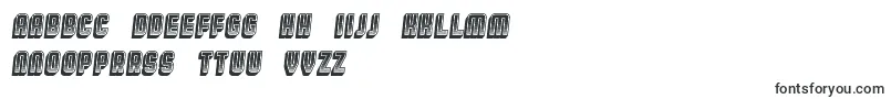 BroadwayGradient3D Italic-fontti – esperanton fontit