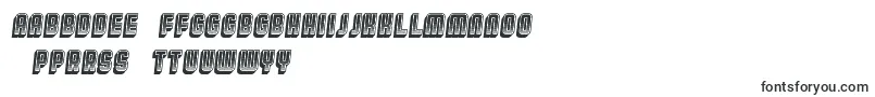 フォントBroadwayGradient3D Italic – ヨルバ文字