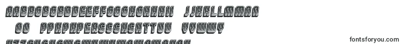 フォントBroadwayGradient3D Italic – イボ文字