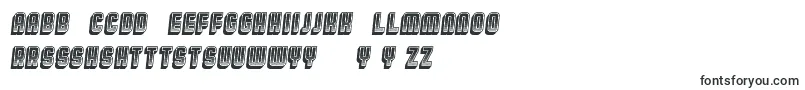 フォントBroadwayGradient3D Italic – ハウスフォント