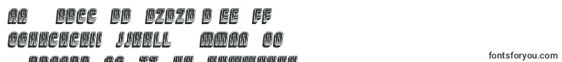 Шрифт BroadwayGradient3D Italic – словацкие шрифты