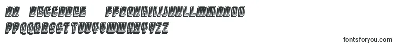 Czcionka BroadwayGradient3D Italic – macedońskie czcionki