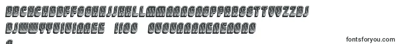 BroadwayGradient3D Italic-Schriftart – kreolische Schriften