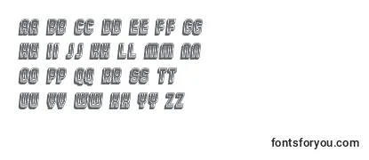 BroadwayGradient3D Italic-fontti