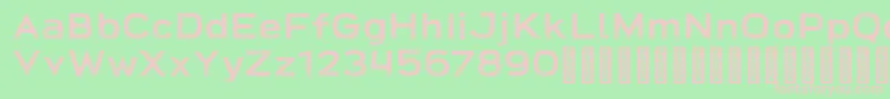 Broadwell Personal Use Only Distressed Font – Pink Fonts on Green Background