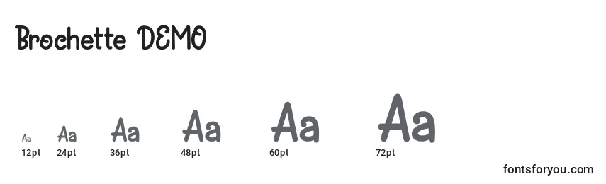 Brochette DEMO Font Sizes