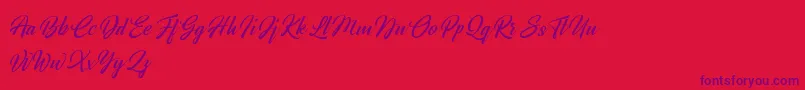 fuente Broda   Dafont – Fuentes Moradas Sobre Fondo Rojo
