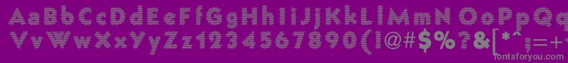 More about FenceWire Font FenceWire Font – Gray Fonts on Purple Background