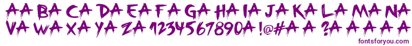 Broken Font – Purple Fonts