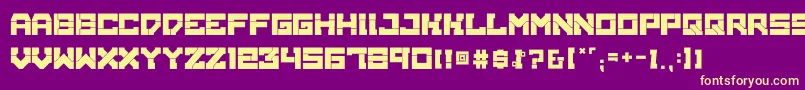 Lisätietoja BrokenMachine-fontista BrokenMachine-fontti – keltaiset fontit violetilla taustalla