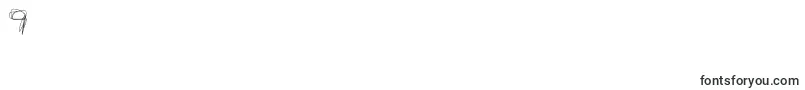 BROKPN  -Schriftart – Schriften für die Ziffer 9