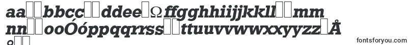 Czcionka StaffordserialBolditalic – polskie czcionki