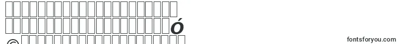 フォントStaffordserialBolditalic – トルクメン文字