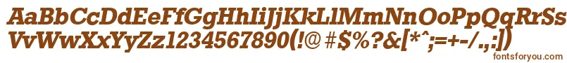 StaffordserialBolditalic Font – Brown Fonts