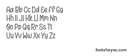 Schriftart Bronice Font Regular by 7NTypes