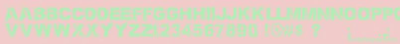 More about Bronx Bystreets 1 4 PERSONAL USE ONLY Font Bronx Bystreets 1 4 PERSONAL USE ONLY Font – Green Fonts on Pink Background