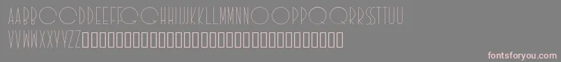 Idilica Font – Pink Fonts on Gray Background