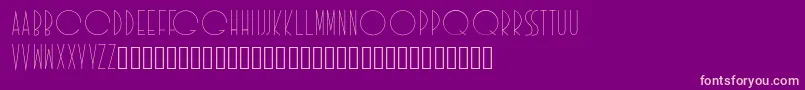 Idilica Font – Pink Fonts on Purple Background
