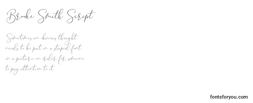 Review of the Brooke Smith Script Font