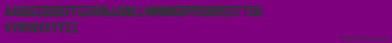 Broscoi Demo Font – Black Fonts on Purple Background