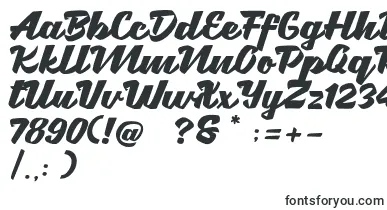 Brotha Script font – old Fonts