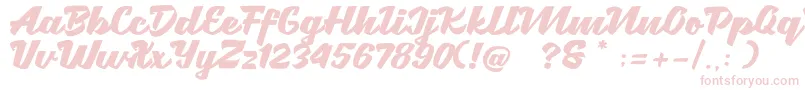 Brotha Script-Schriftart – Rosa Schriften