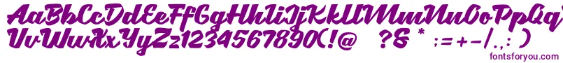 Brotha Script Font – Purple Fonts