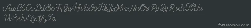 Weitere Informationen zur Brothen-Schriftart Brothen-Schriftart – Graue Schriften auf schwarzem Hintergrund