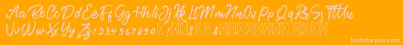 Más sobre la fuente BrotherFree fuente BrotherFree – Fuentes Rosadas Sobre Fondo Naranja