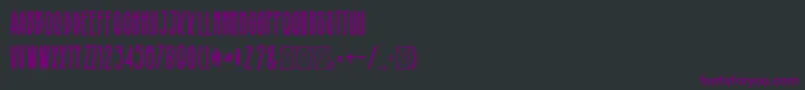 Broughesnaro Font – Purple Fonts on Black Background