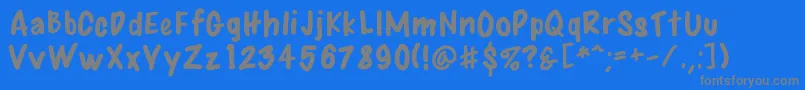 More about Bestmarker Font Bestmarker Font – Gray Fonts on Blue Background