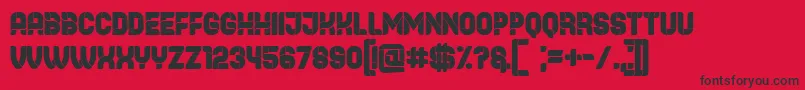 Fonte Browser Italic – fontes pretas em um fundo vermelho