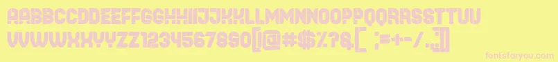 Browser Italic Font – Pink Fonts on Yellow Background