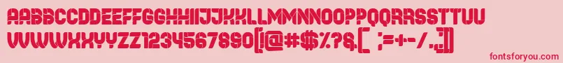 Browser Italic Font – Red Fonts on Pink Background