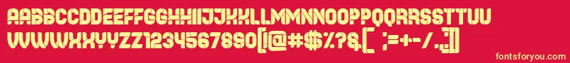 Browser Italic Font – Yellow Fonts on Red Background
