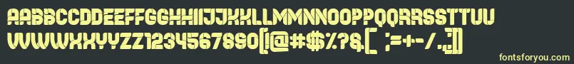 Browser Font – Yellow Fonts on Black Background
