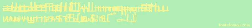 Más sobre la fuente BRUI50 fuente BRUI50 – Fuentes Amarillas Sobre Fondo Verde