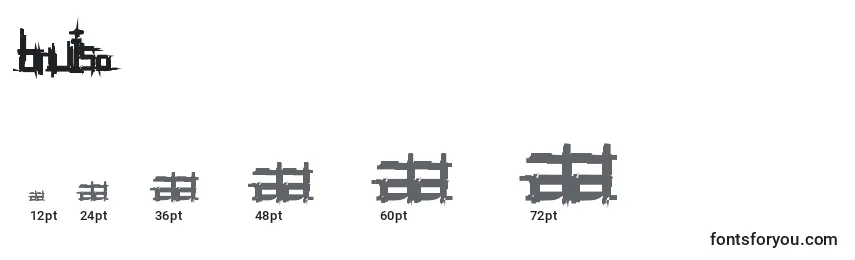 BRUI50    (122287) Font Sizes